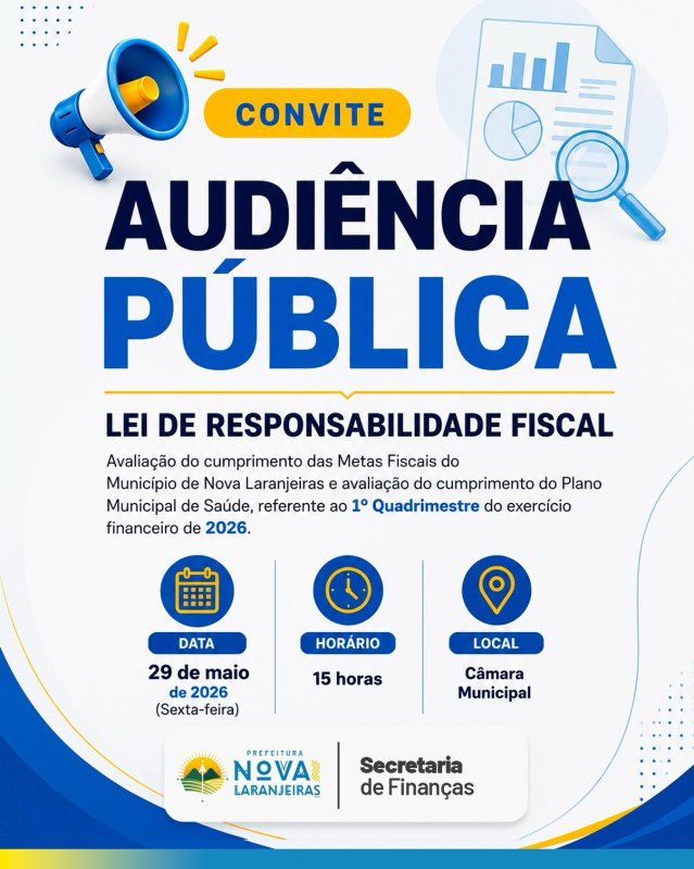 Audiência Pública da Lei de Responsabilidade Fiscal